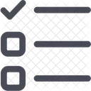 Lista de controle  Ícone