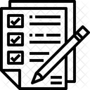 Lista Lista De Verificacao Lista De Verificacao Ícone