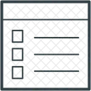 Lista De Verificacao Compromisso Feed Ícone