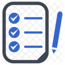 Lista de controle  Ícone