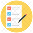Lista De Verificacao Lista De Tarefas Memorando Ícone
