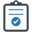Marca De Verificacao Lista De Verificacao Lista De Tarefas Ícone