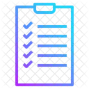 Lista de controle  Ícone