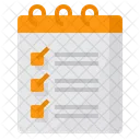 Lista De Verificacao Blocos De Notas Caderno Ícone