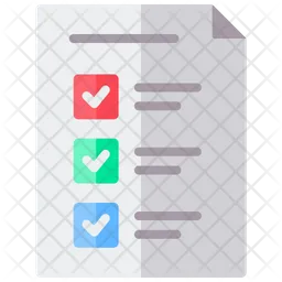 Lista de controle  Ícone