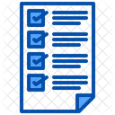 Lista de controle  Ícone