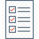 Lista de controle  Ícone