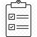 Lista De Verificacao Lista Area De Transferencia Ícone