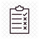 Lista De Verificacao Marca De Selecao Area De Transferencia Icon