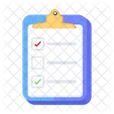 Lista de controle  Ícone