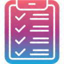 Lista De Verificacao Verificacao Exame Ícone