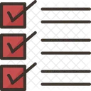 Lista de controle  Ícone