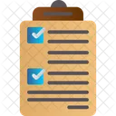 Lista De Verificacao Lista Enquete Ícone