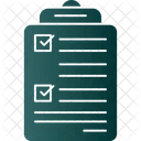Lista De Verificacao Lista Enquete Ícone