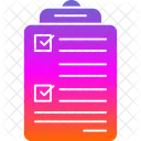 Lista De Verificacao Lista Enquete Ícone
