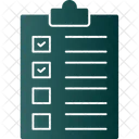 Lista De Verificacao Lista Regulamentos Ícone