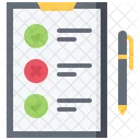 Lista de controle  Ícone