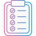 Lista de controle  Ícone