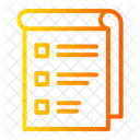 Lista de controle  Ícone