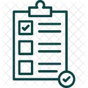 Lista De Verificacao Marca De Selecao Area De Transferencia Icon