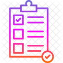 Lista De Verificacao Marca De Selecao Area De Transferencia Icon