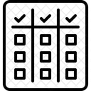 Lista de verificação de arquivo  Ícone