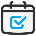 Lista de verificação do calendário  Ícone