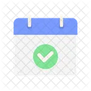 Lista de verificação do calendário  Ícone