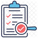 Aprovado Lista De Verificacao Controle De Qualidade Ícone