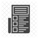 Lista de verificação de controle de qualidade  Icon
