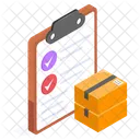 Pedido Lista De Verificacao Envio Ícone