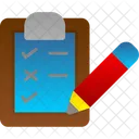 Lista De Verificacao De Tarefas Documento Documento Ícone