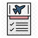 Lista Viagem Voo Icon