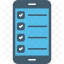 Lista De Verificacao De Smartphones Design Adaptativo Verificacao Ícone