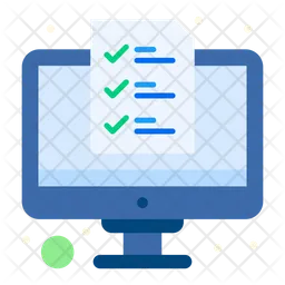 Lista de verificação on-line  Ícone