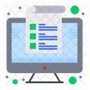 Lista de verificação on-line  Ícone