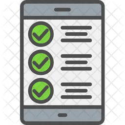 Lista de verificação on-line  Ícone