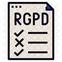 Rgpd Lista De Verificacao Regulamento Ícone