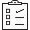 Lista De Verificacion Nota Lista Icono