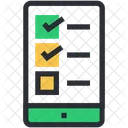 Lista De Verificacion Aplicacion Movil Icono