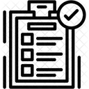 Lista de Verificación  Icono