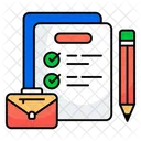 Lista De Verificacion Lista De Tareas Pendientes Hoja De Trabajo Icon