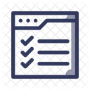 Lista de Verificación  Icono