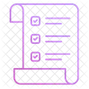 Lista de Verificación  Icono