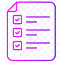 Lista de Verificación  Icono