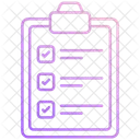 Lista de Verificación  Icono