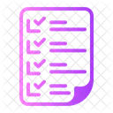 Lista de Verificación  Icono