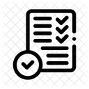 Planificacion Lista De Verificacion Tareas Icono