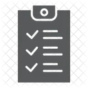 Lista De Verificacion Documento Formulario Icon
