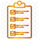 Lista De Verificacion Icono
